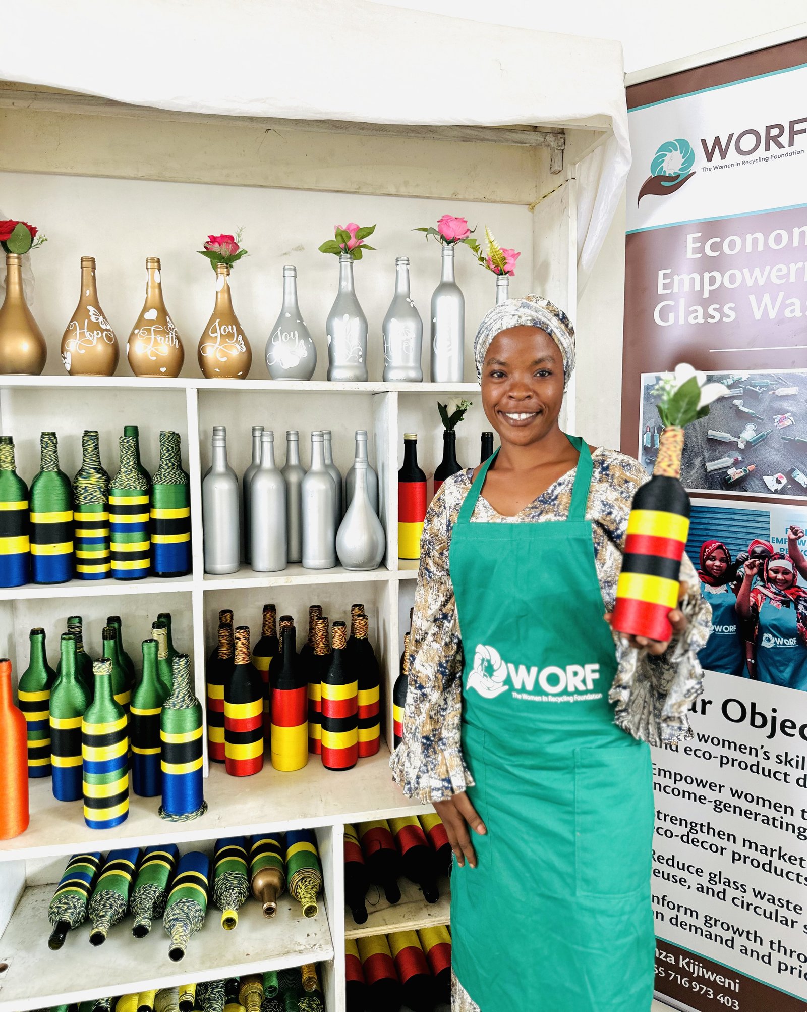 50 Women Trained to Transform Glass Waste into Marketable Products